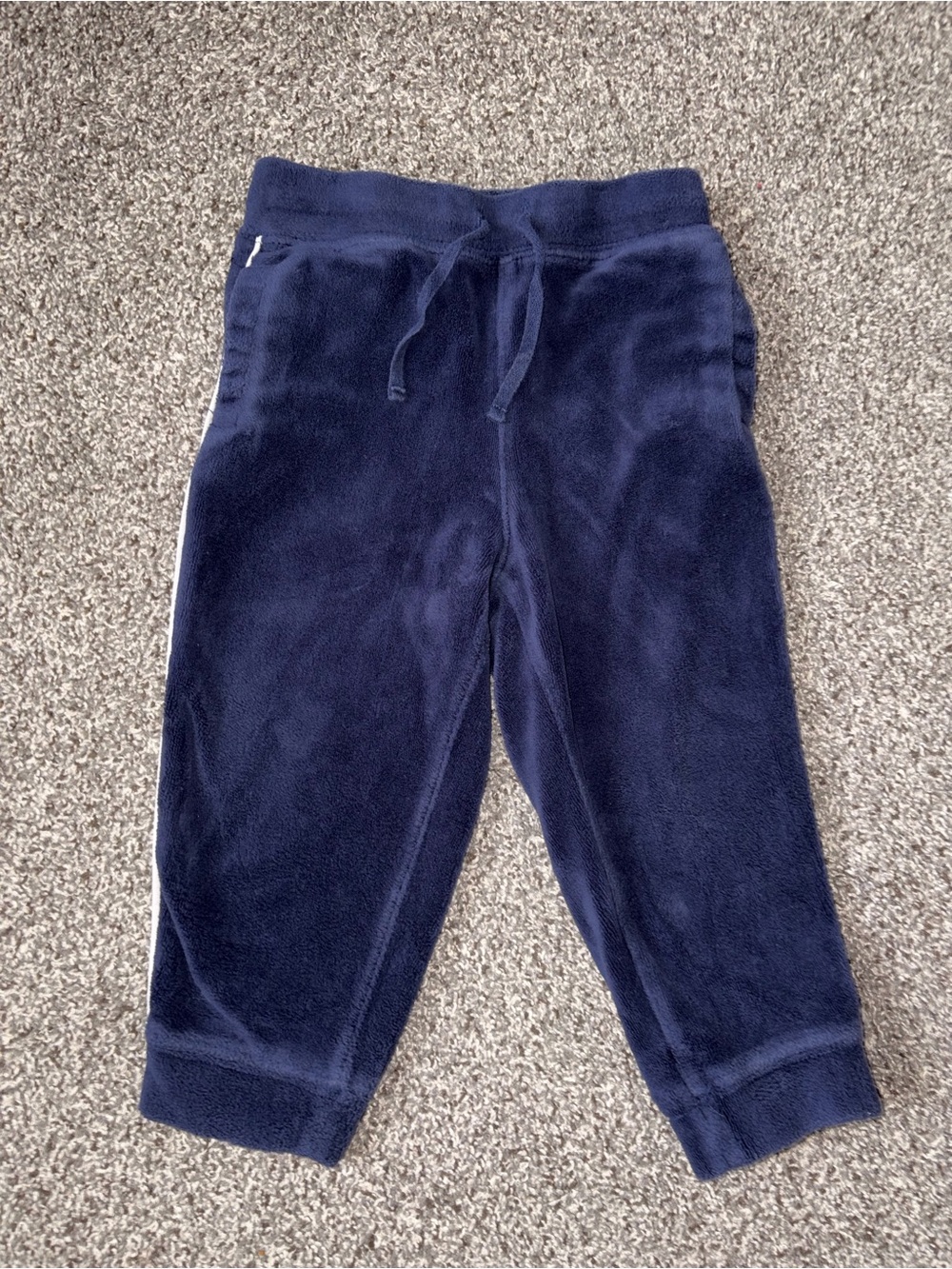 Janie and Jack Navy Joggers 18-24 Months Baby Toddler Pants Terry Cloth
